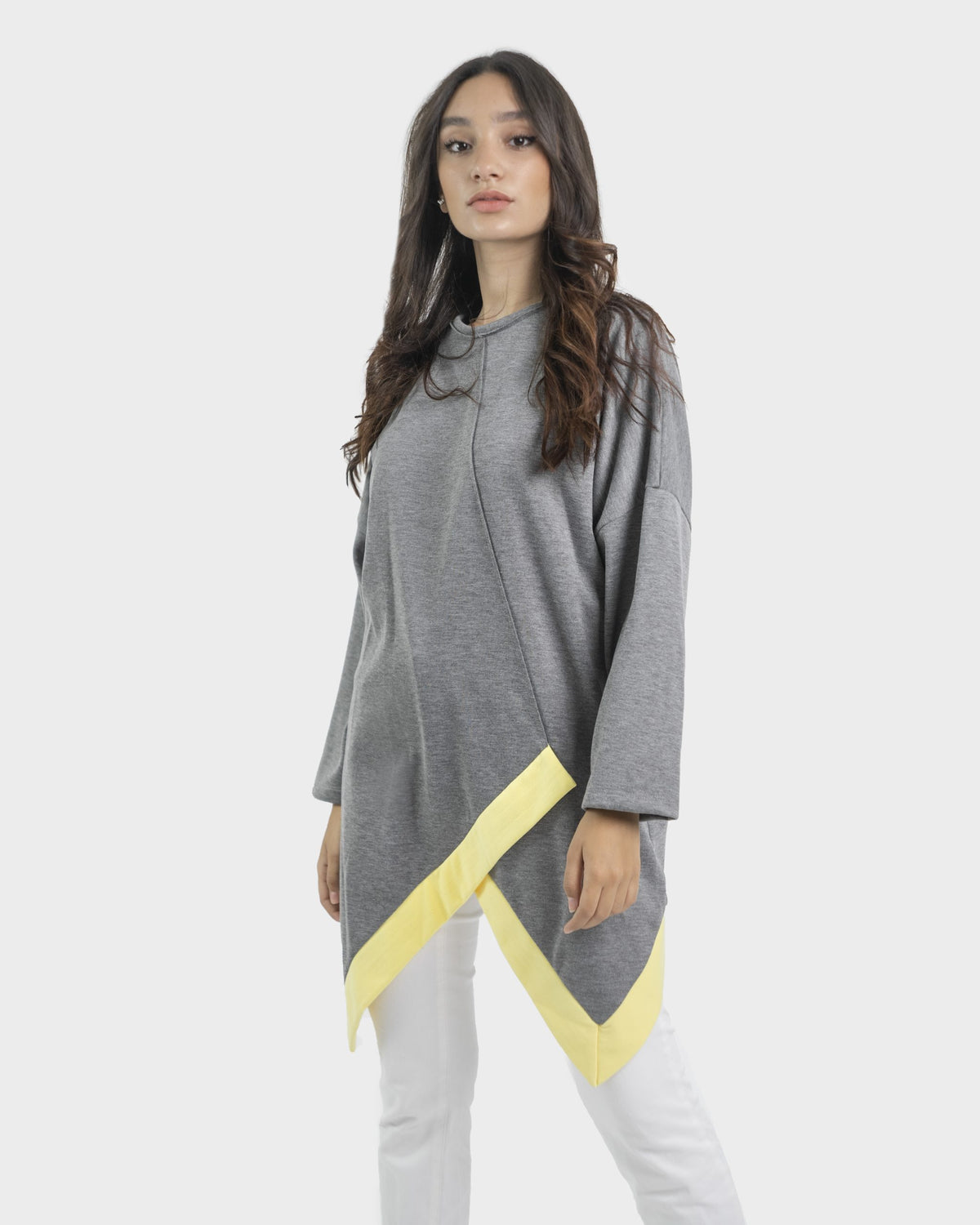 Geometric Trimmed Sweatshirt