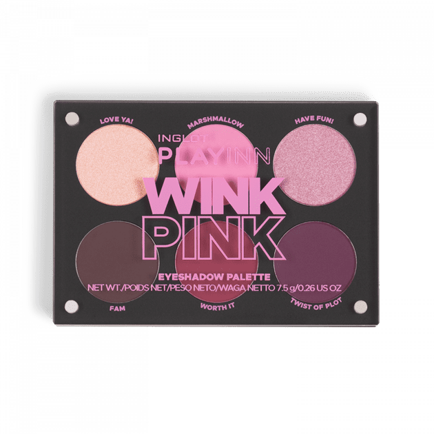 INGLOT PLAYINN Wink Pink Eyeshadow Palette