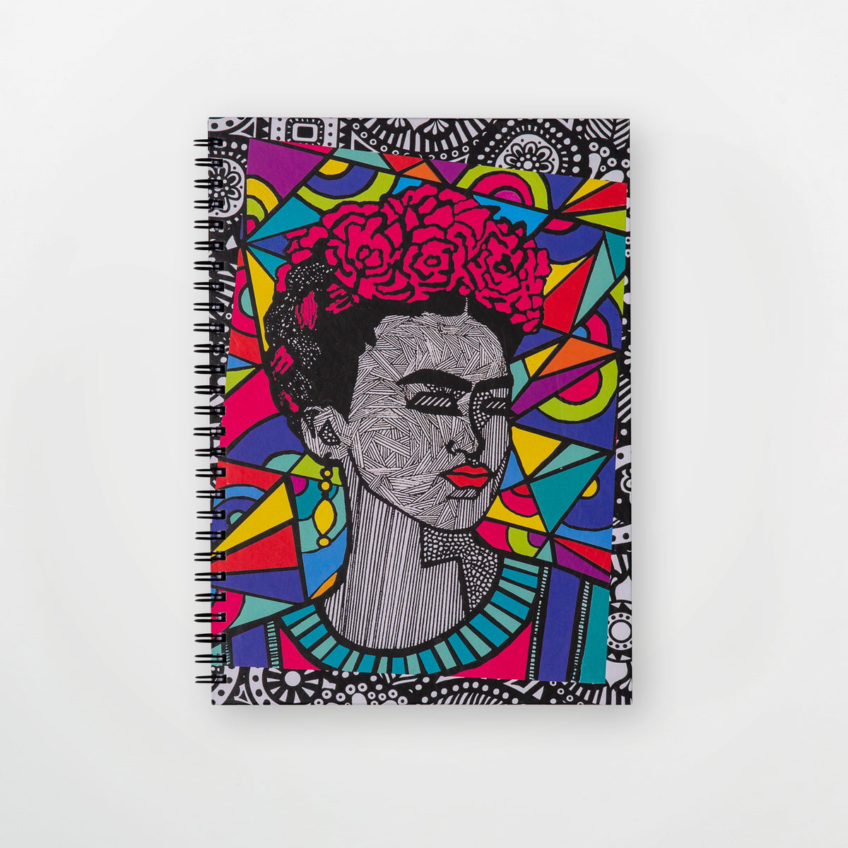 Frida White Notebook
