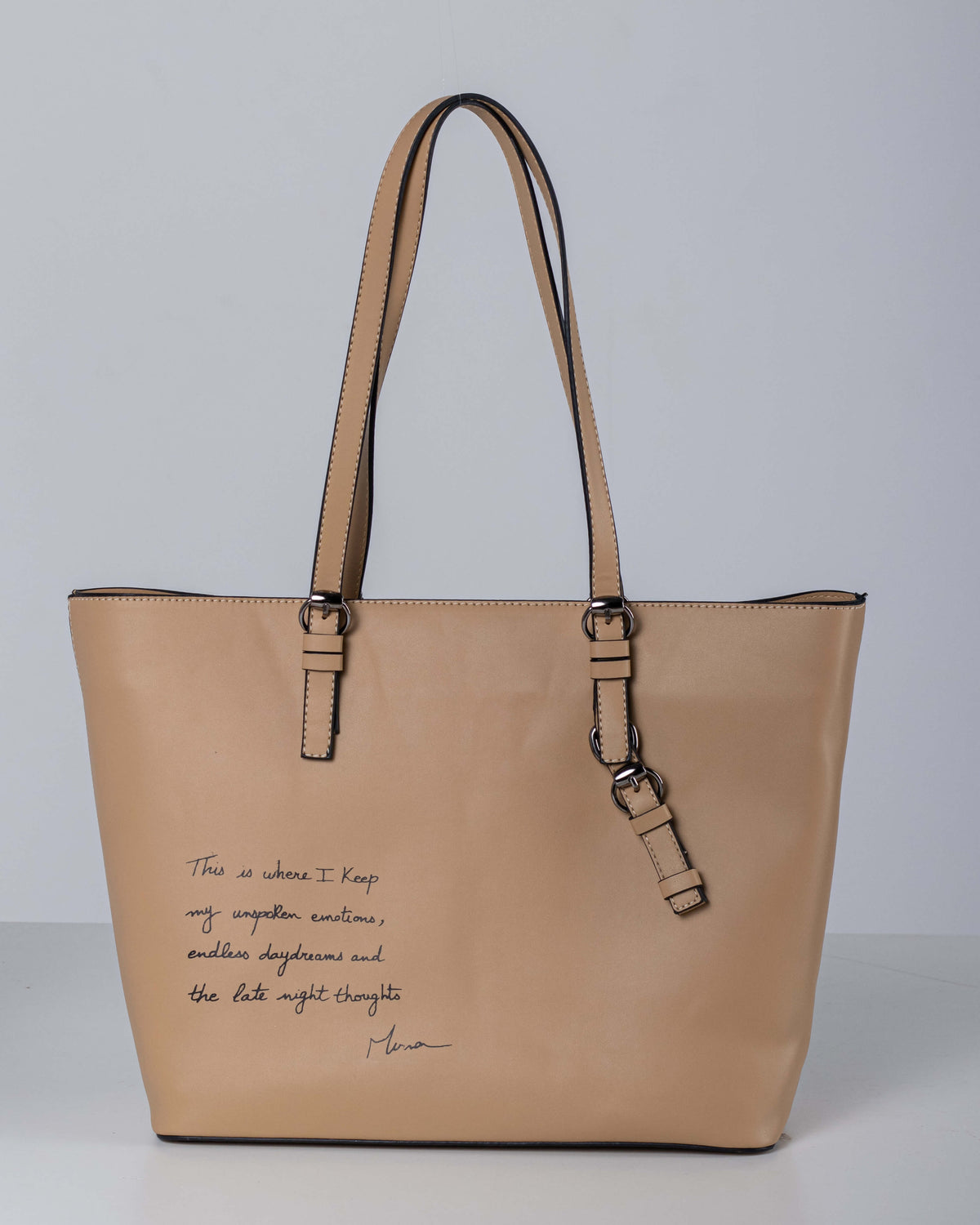 The Drop BEIGE - As she says Tote bag
