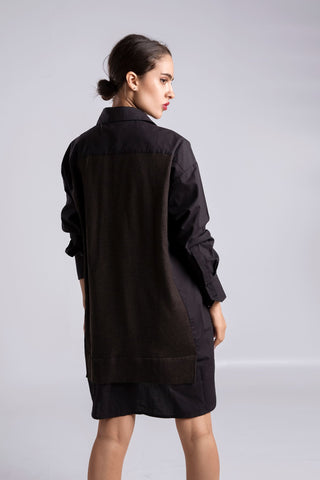 Camicie - KNIT /POPLIN DRESS SHIRT