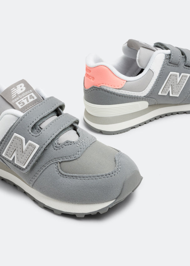 NB Lifestyle Pre Girls Slate Gery